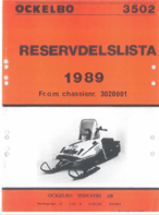 Ockelbo Reservdelslista 3502-1989